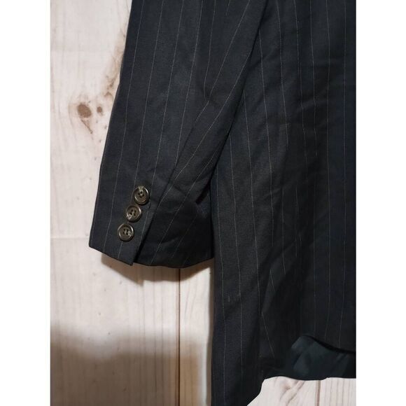 Lauren Ralph Lauren Blazer Men's 48R Navy 100% Wool - Picture 4 of 10
